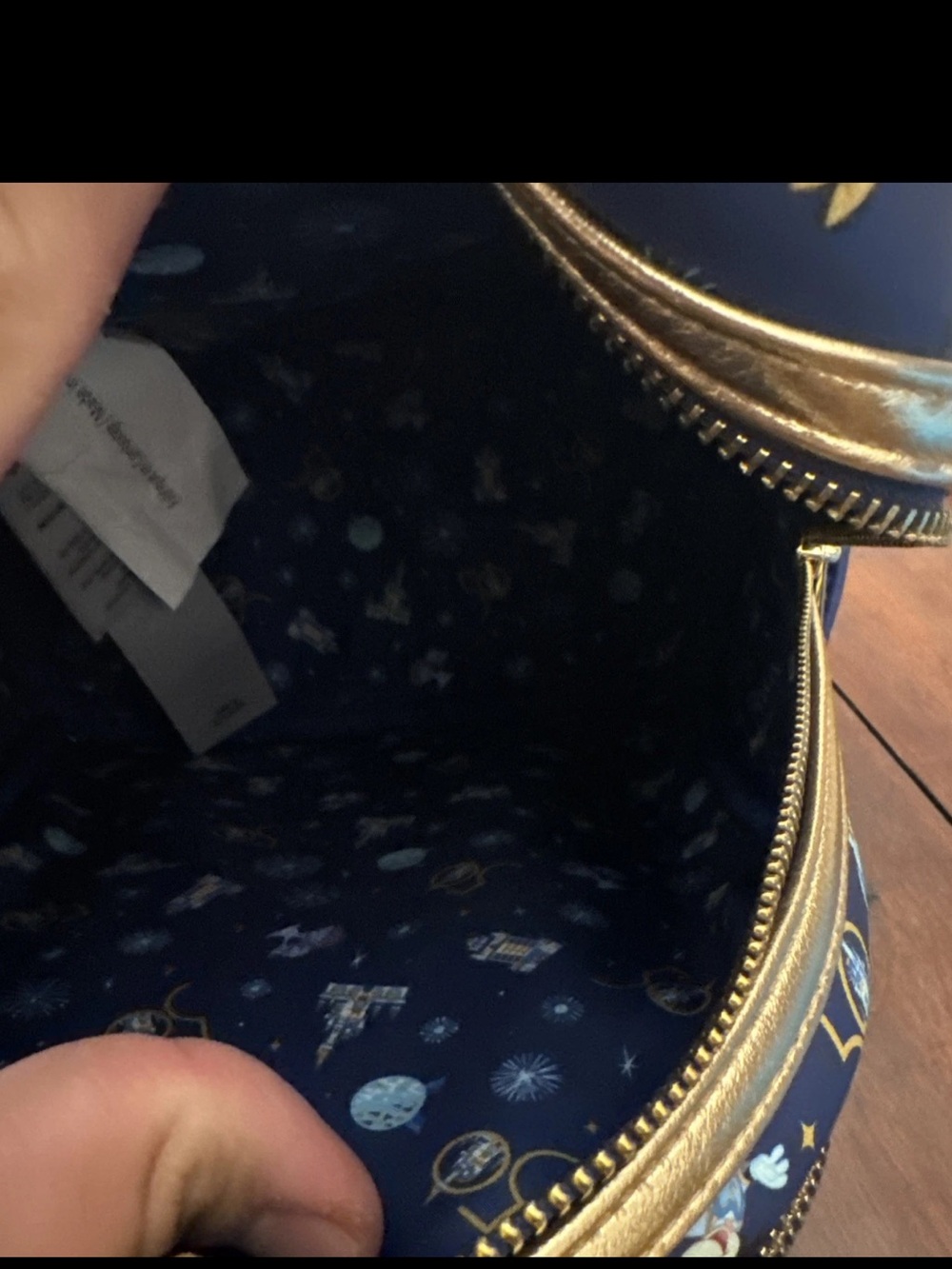 Loungefly x Disney Walt Disney World 50th Anniversary Backpack and Minnie Ears - Picture 7 of 7